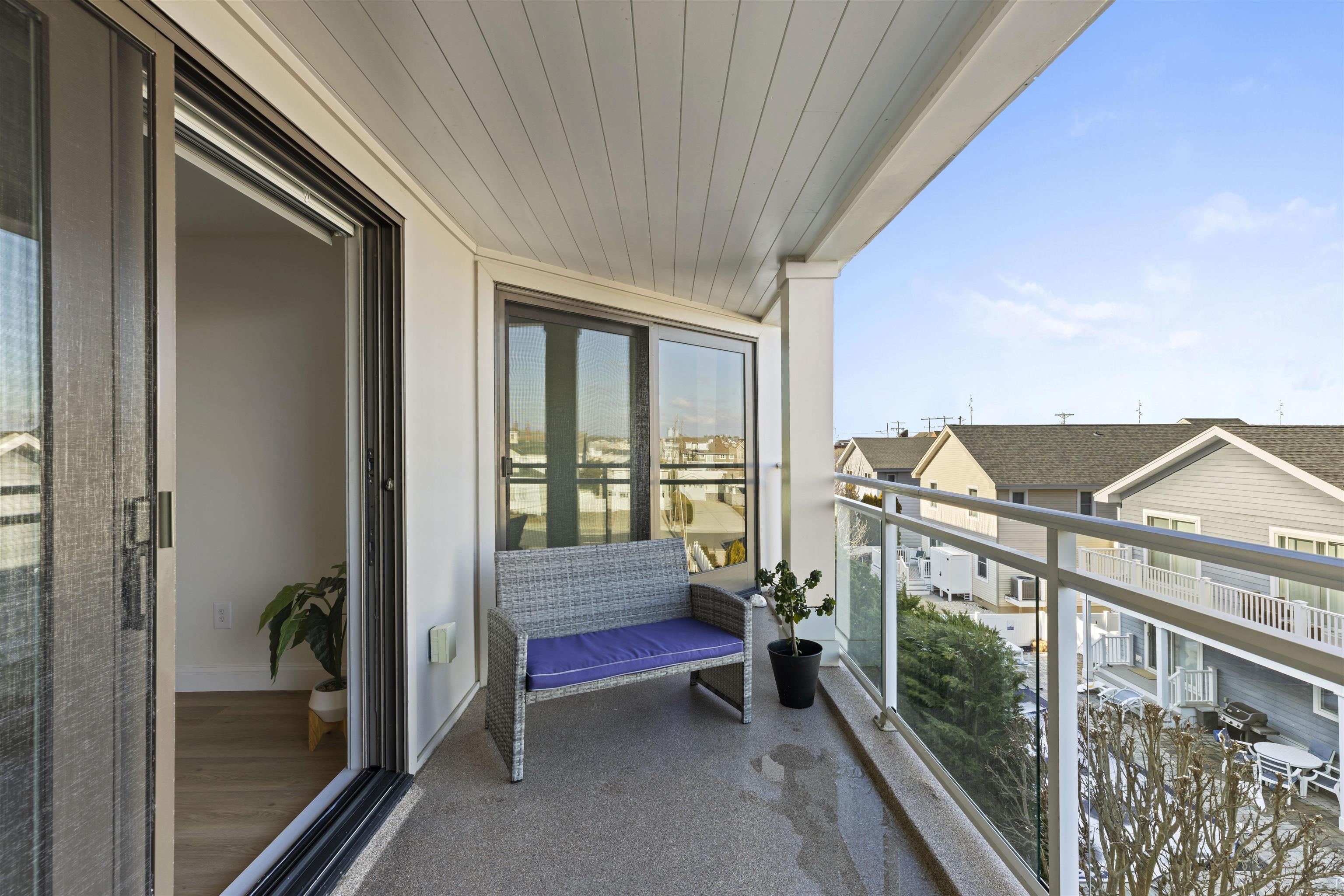 100 96th Street, Unit 304 Stone Harbor, NJ 08247 - Photo 20 of 34 a view of balcony with a potted plant
