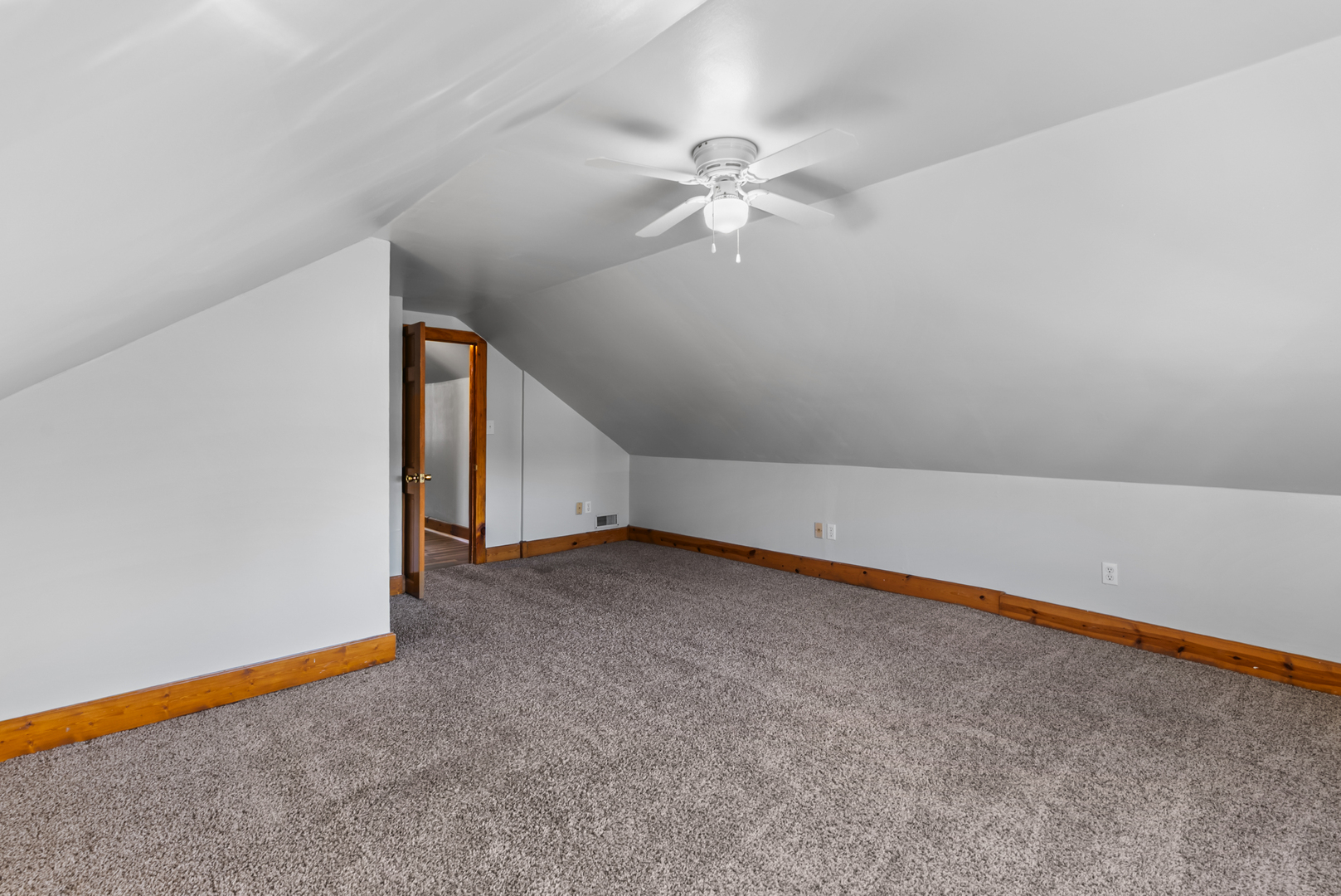 446 Seminary Avenue Aurora, IL 60505 - Photo 23 of 41 an empty room with an entryway and fan
