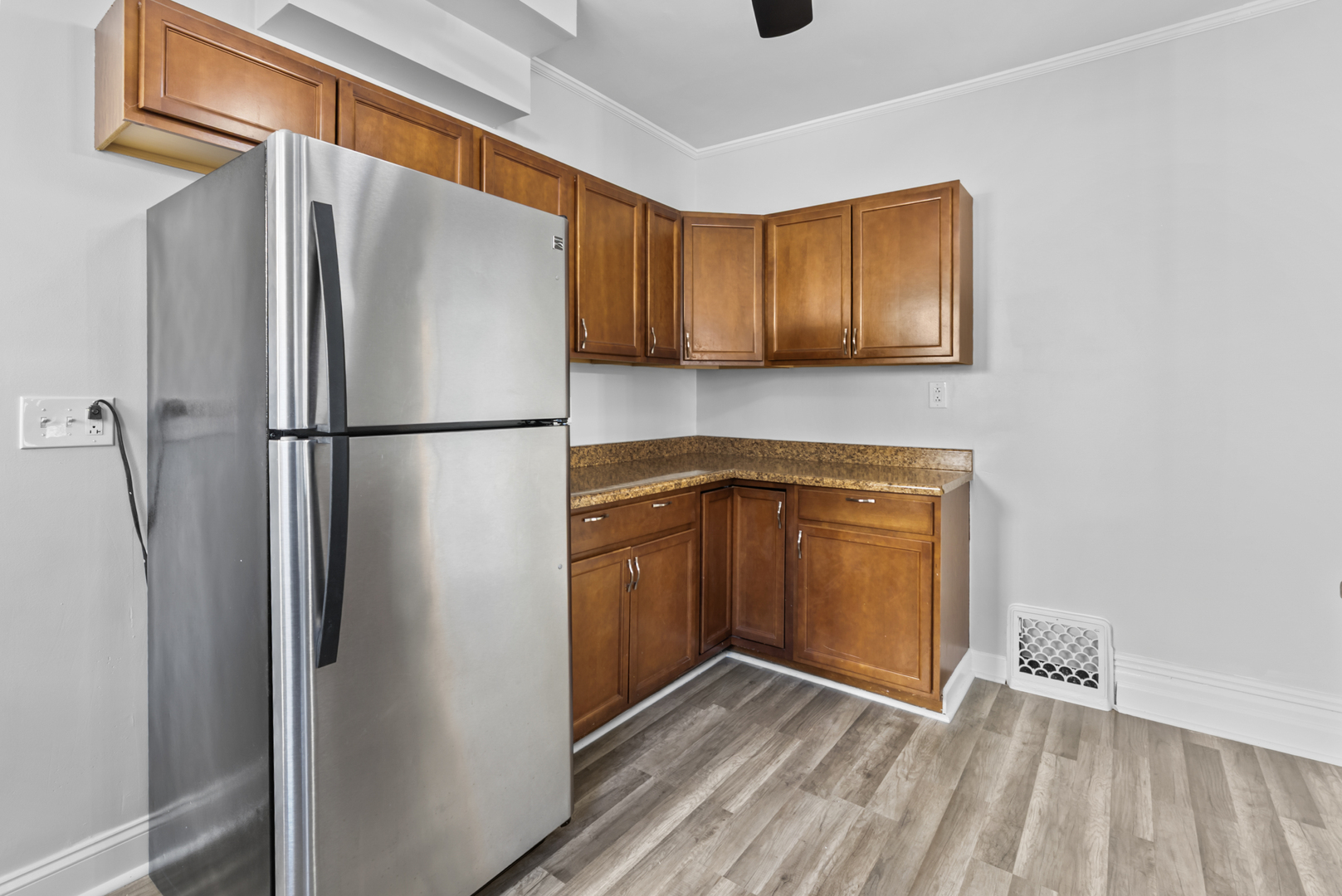 446 Seminary Avenue Aurora, IL 60505 - Photo 9 of 41 a white refrigerator freezer and a stove sitting inside of a kitchen