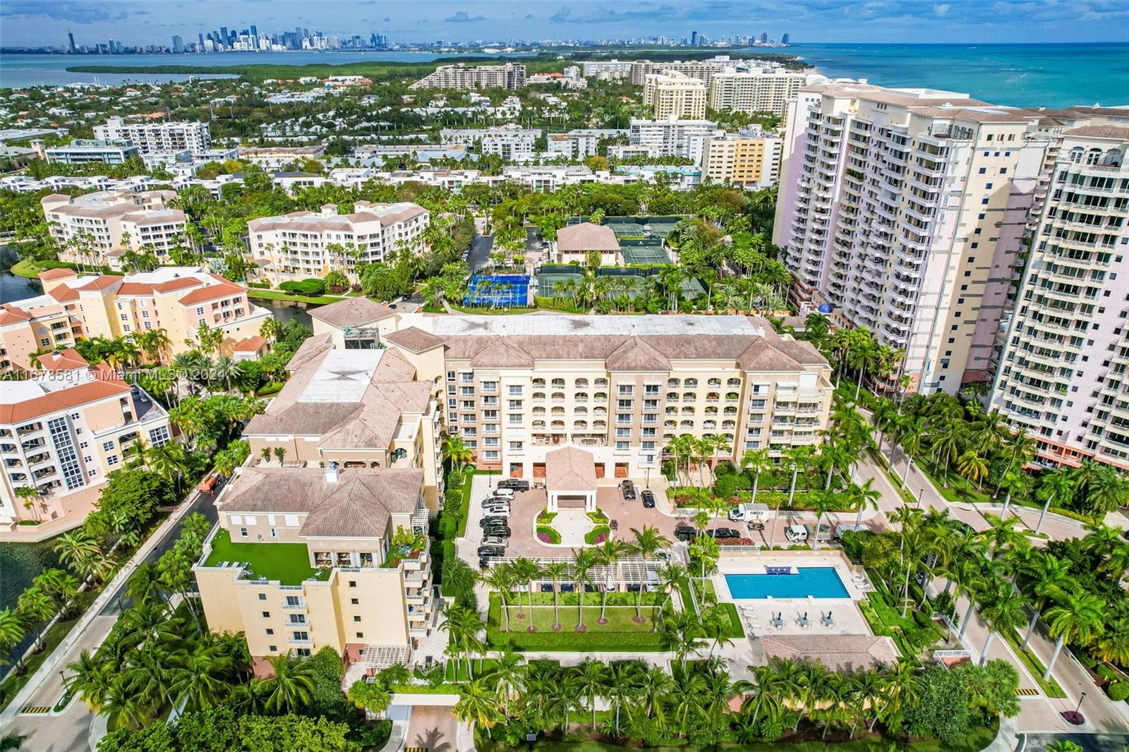765 Crandon Boulevard, Unit 305 Key Biscayne, FL 33149 - Photo 41 of 55 a view of building with yard
