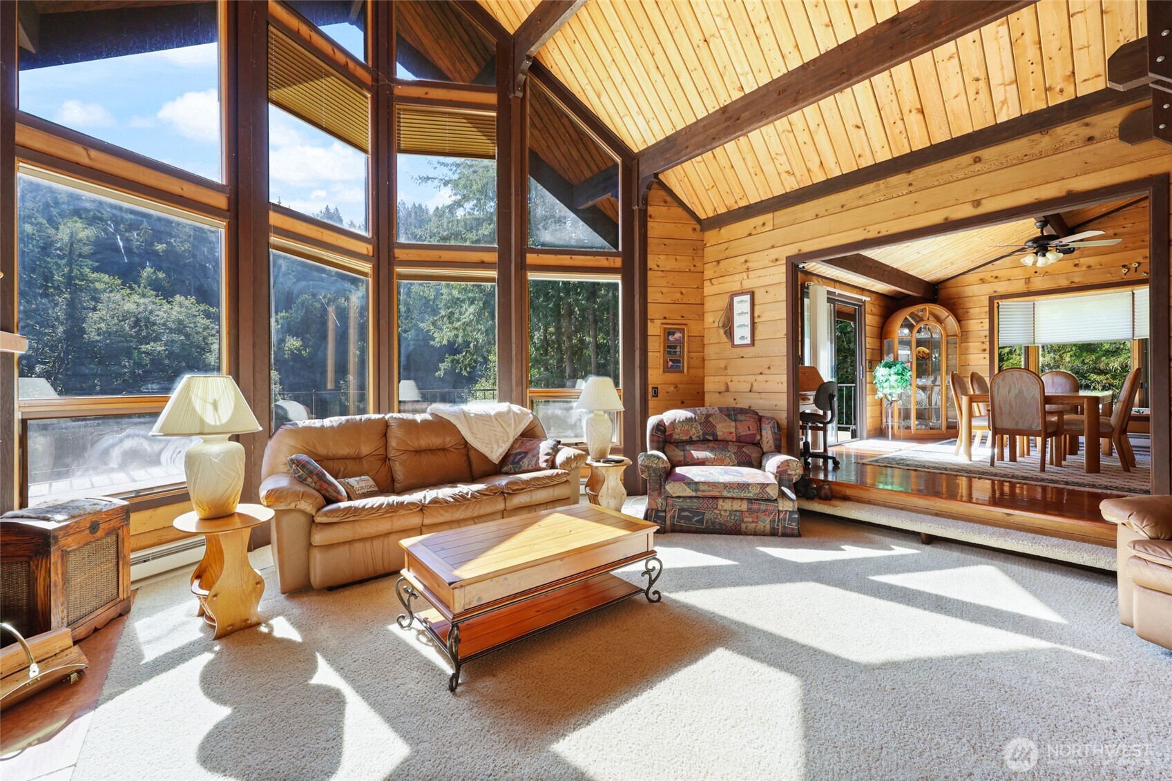 2484 Spencer Road Salkum, WA 98582 - Photo 12 of 36 a living room with furniture and a large window