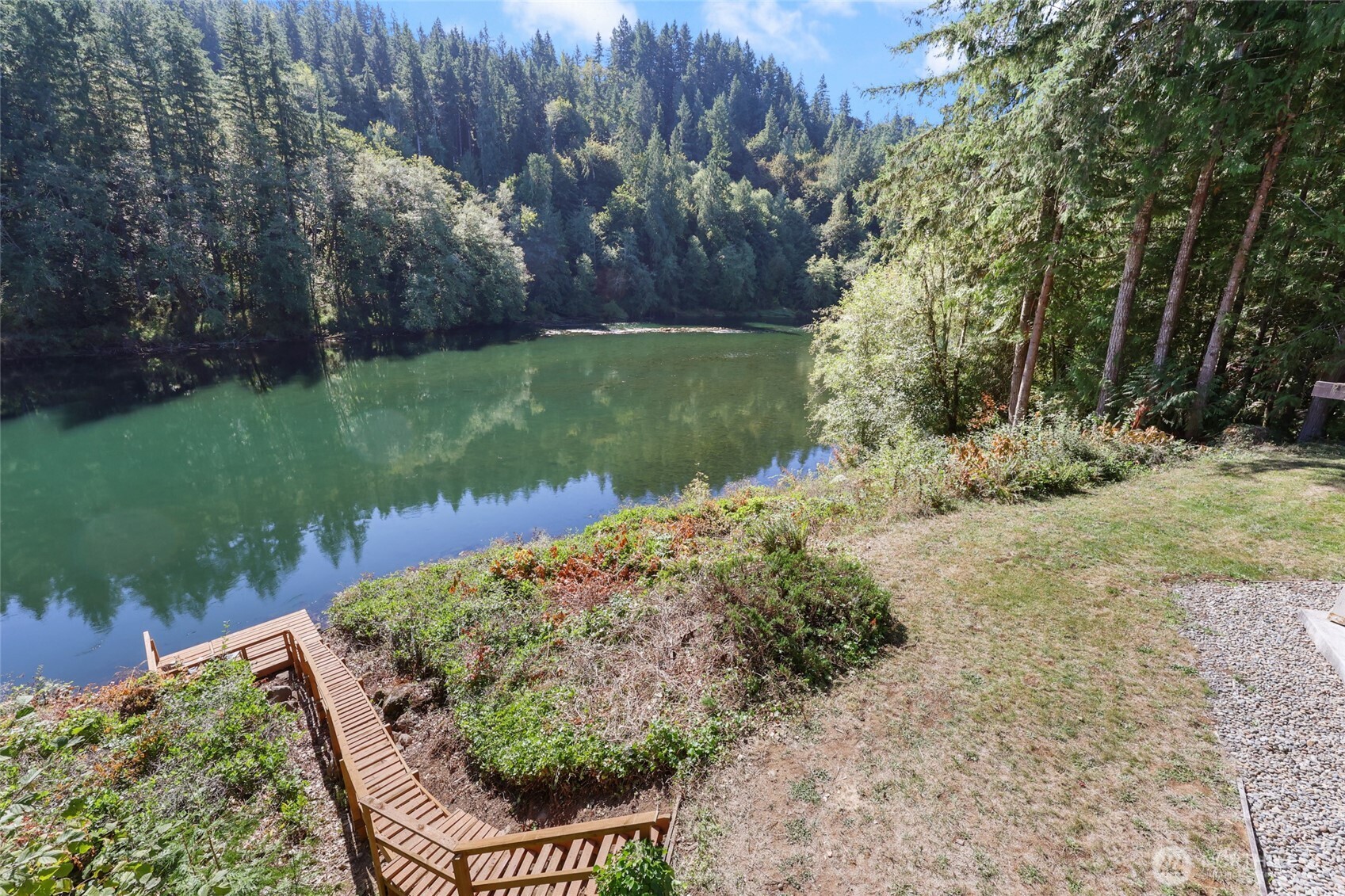 2484 Spencer Road Salkum, WA 98582 - Photo 5 of 36 a view of a back yard with green space