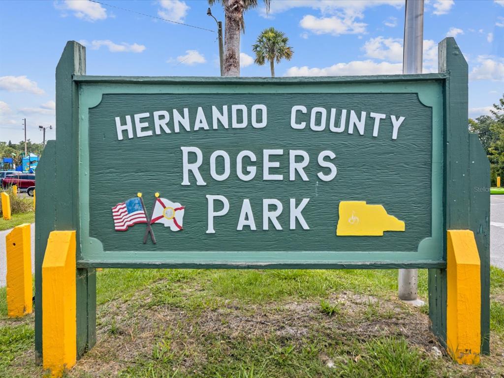 11981 Robina Road Weeki Wachee, FL 34614 - Photo 88 of 93 a street sign on the wall