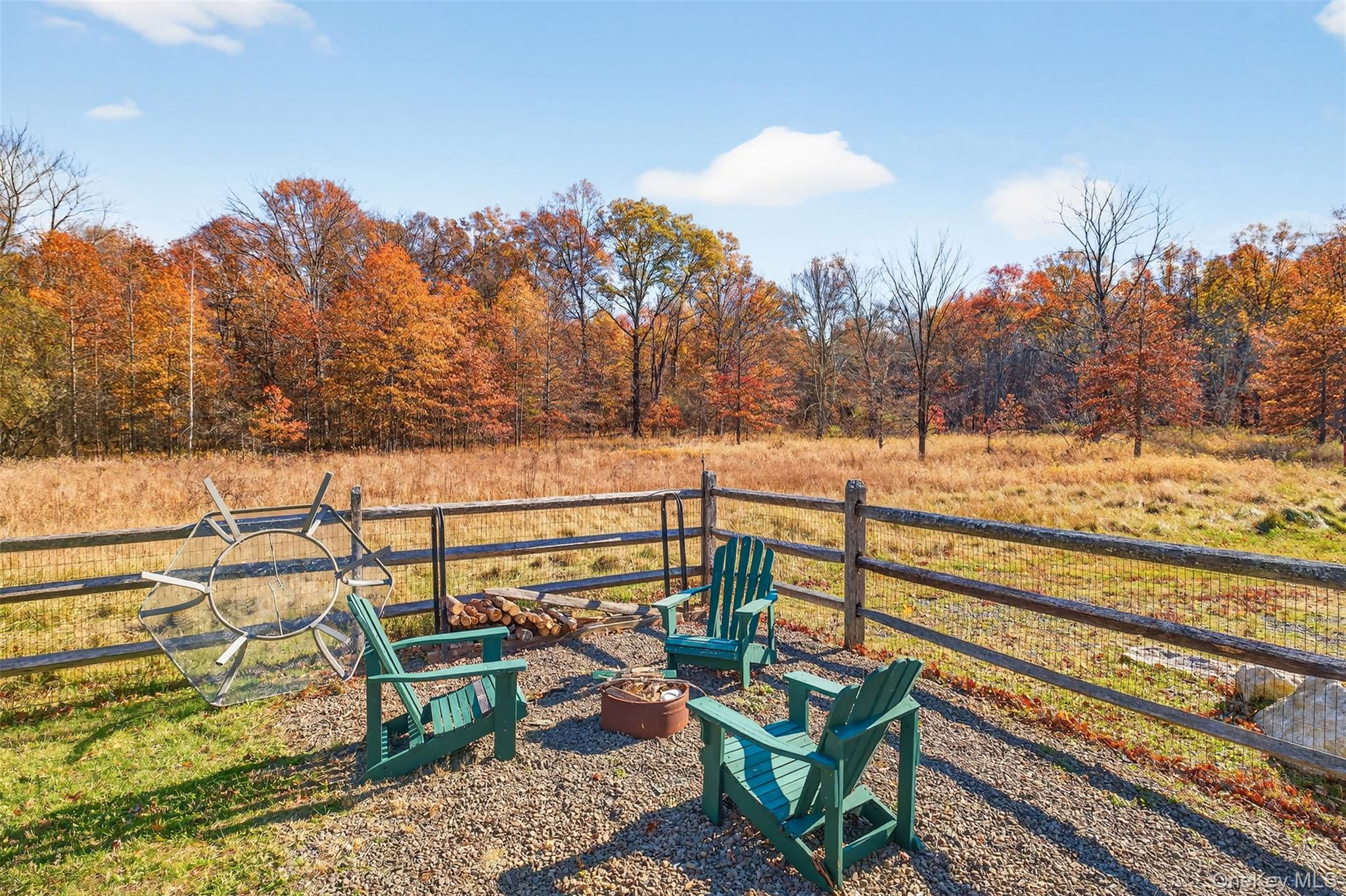 321 Burnt Meadow Road Gardiner, NY 12525 - Photo 33 of 46 a view of a outdoor space with seating