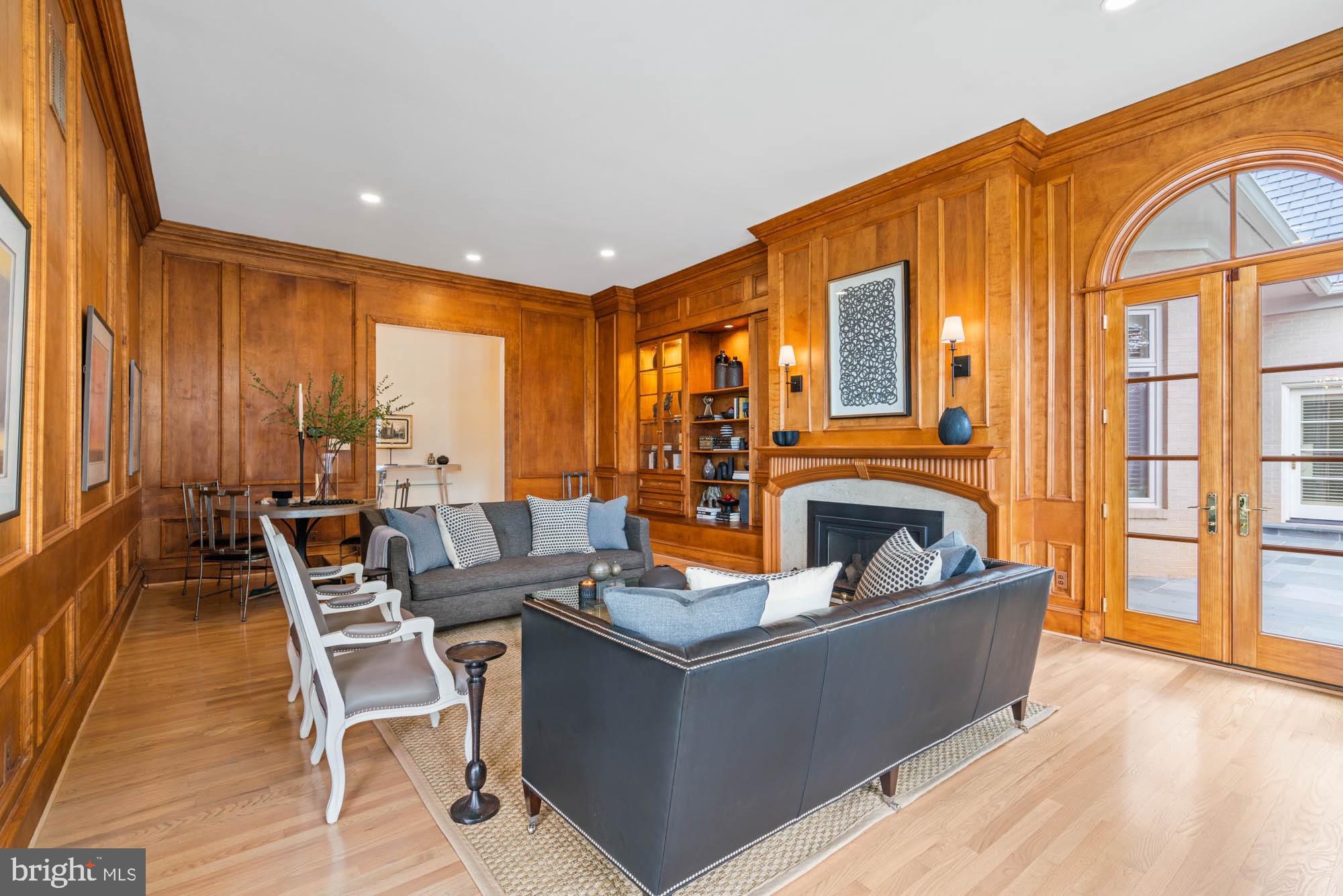 1198 Windrock Drive McLean, VA 22102 - Photo 16 of 83 a living room with fireplace furniture and a large window