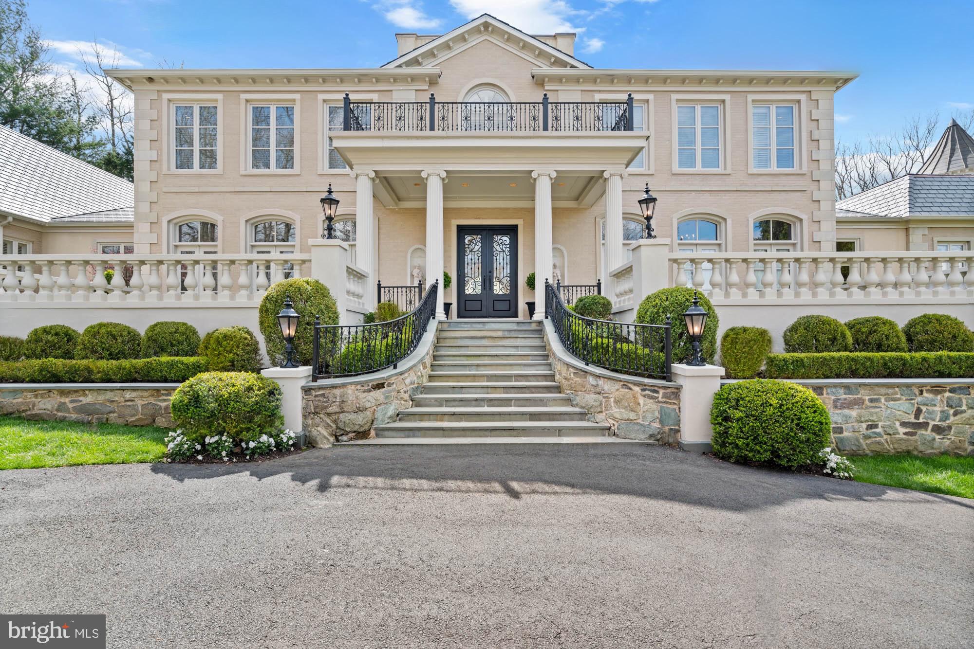 1198 Windrock Drive McLean, VA 22102 - Photo 4 of 83 Striking 4 Column Portico Entrance