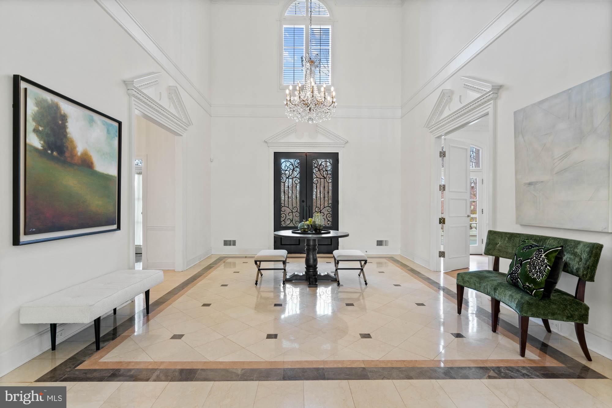 1198 Windrock Drive McLean, VA 22102 - Photo 6 of 83 a living room with furniture and a chandelier