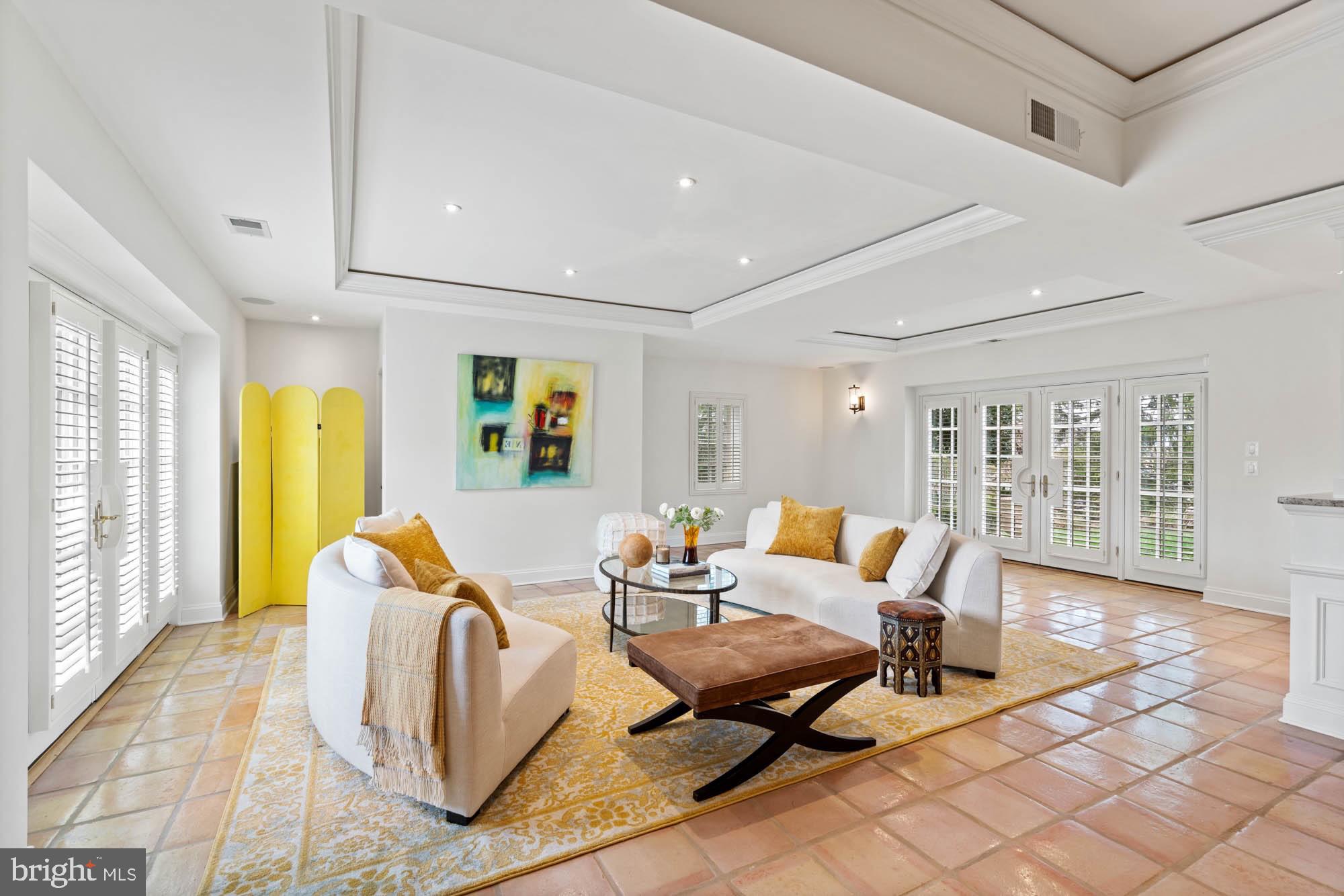 1198 Windrock Drive McLean, VA 22102 - Photo 63 of 83 Lounge Area w/French Doors to Gardens