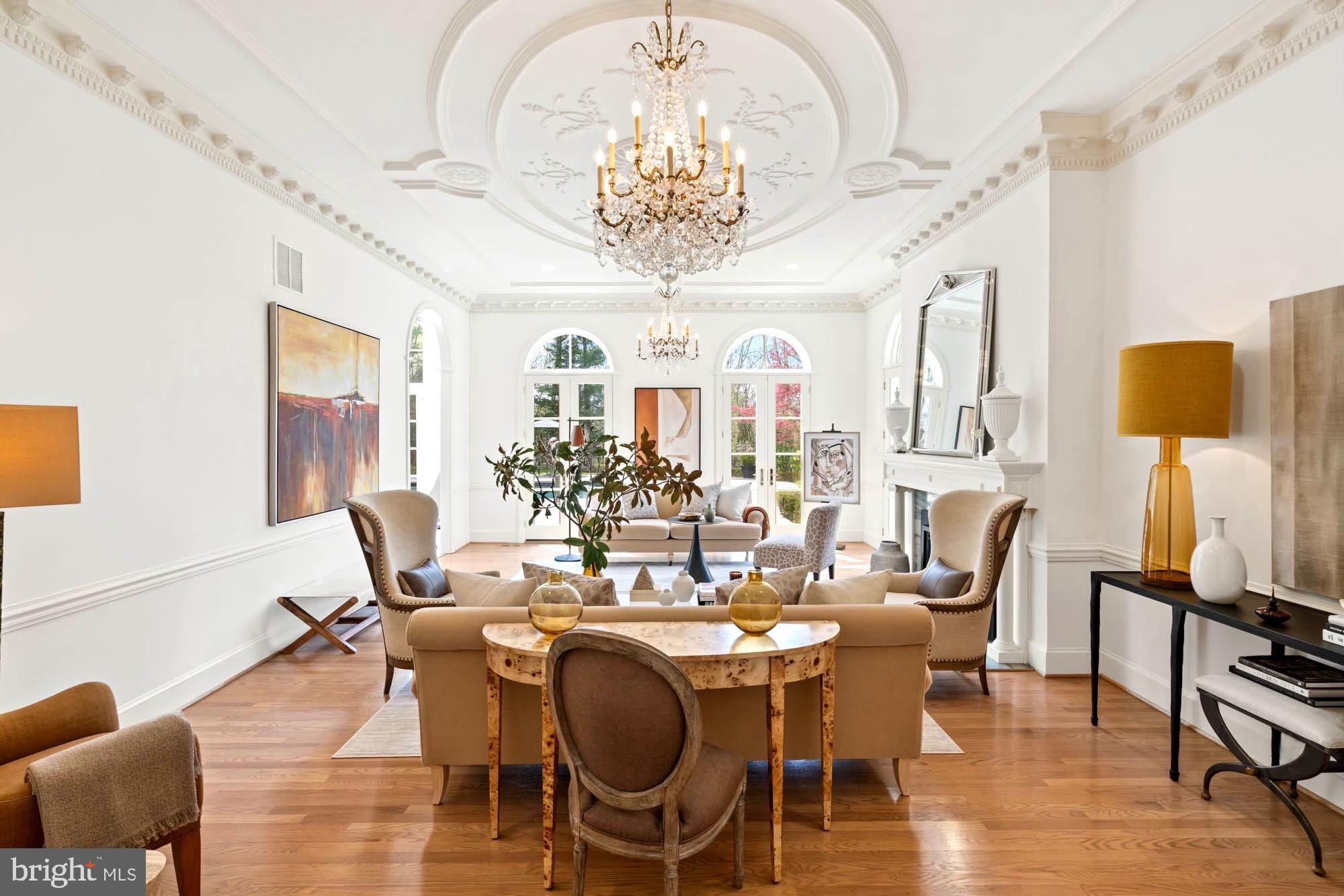 1198 Windrock Drive McLean, VA 22102 - Photo 10 of 83 a view of a dining room with furniture window and wooden floor