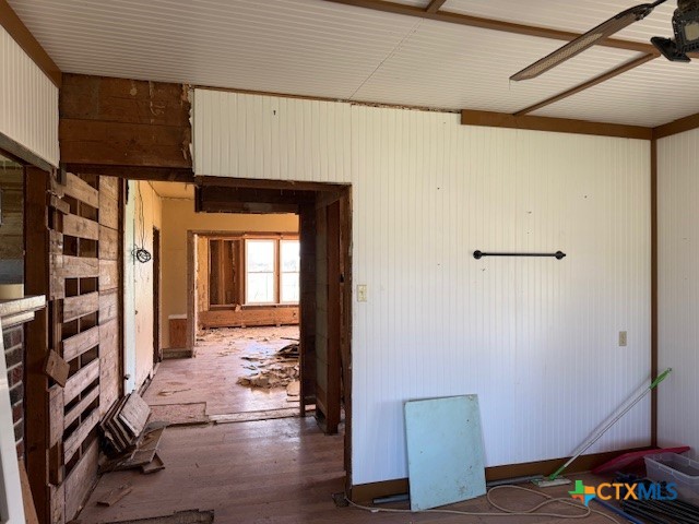 910 County Road 421 Evant, TX 76525 - Photo 21 of 25 a view of an entryway with wooden floor