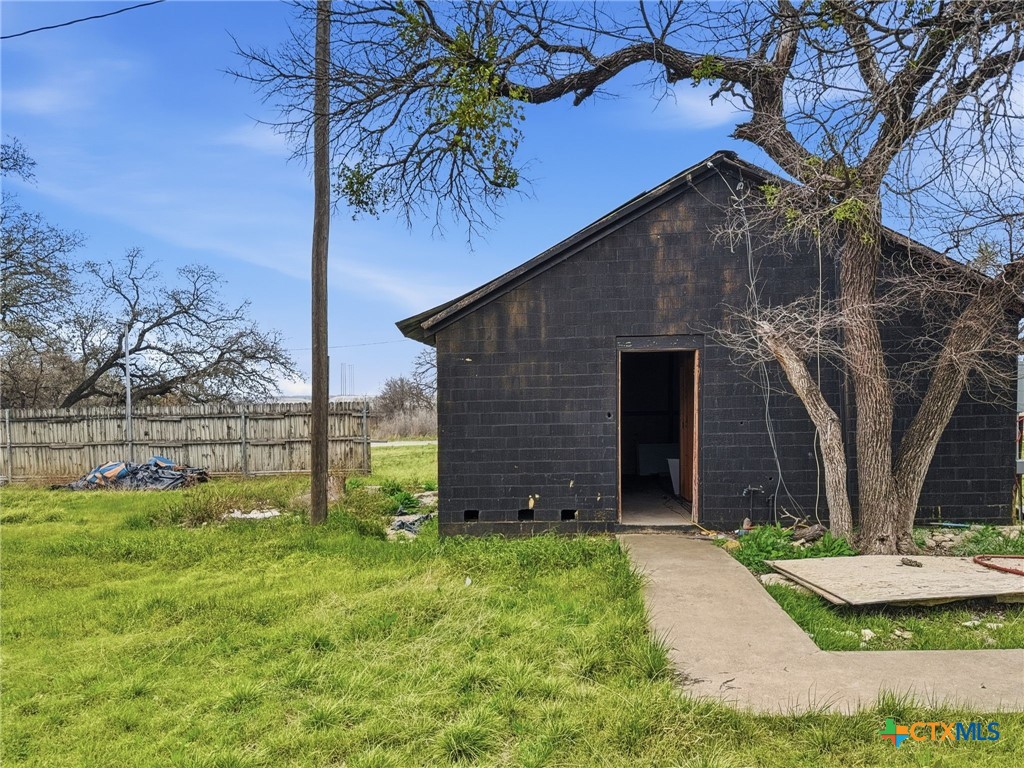 910 County Road 421 Evant, TX 76525 - Photo 6 of 25 a view of a house with a yard