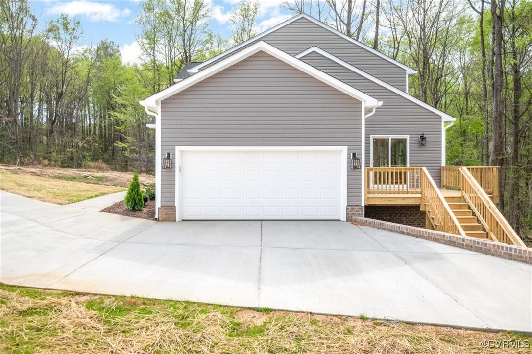 2919 Hog Back Road Hopewell, VA 23860 - Photo 4 of 45 Garage featuring concrete driveway