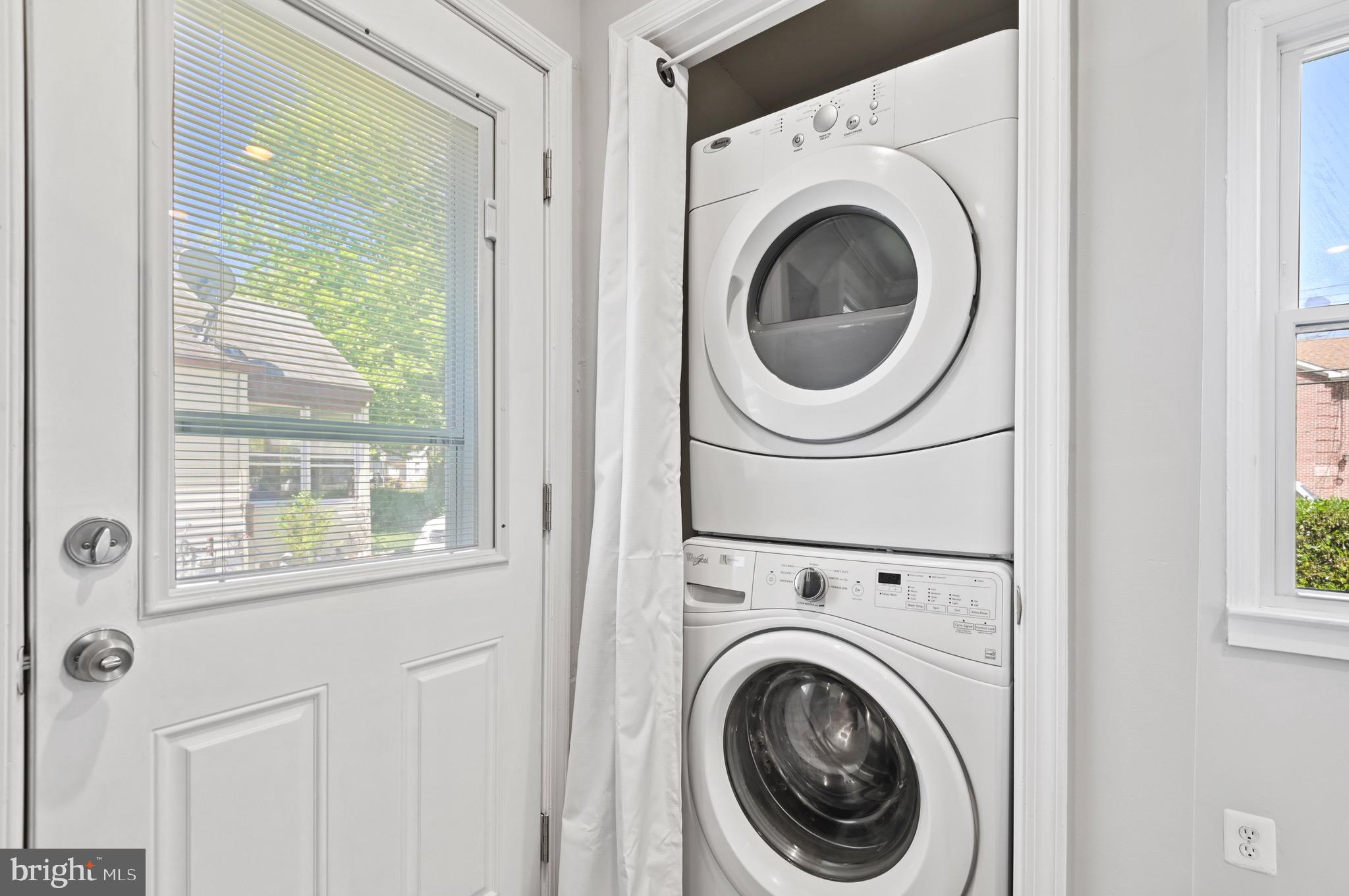 8111 Bullneck Road Baltimore, MD 21222 - Photo 13 of 26 Laundry on main floor with access to outdoor space
