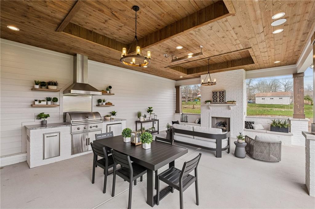 205 Rothaar Court Venetia, PA 15367 - Photo 32 of 35 a view of a dining room with furniture window and outside view