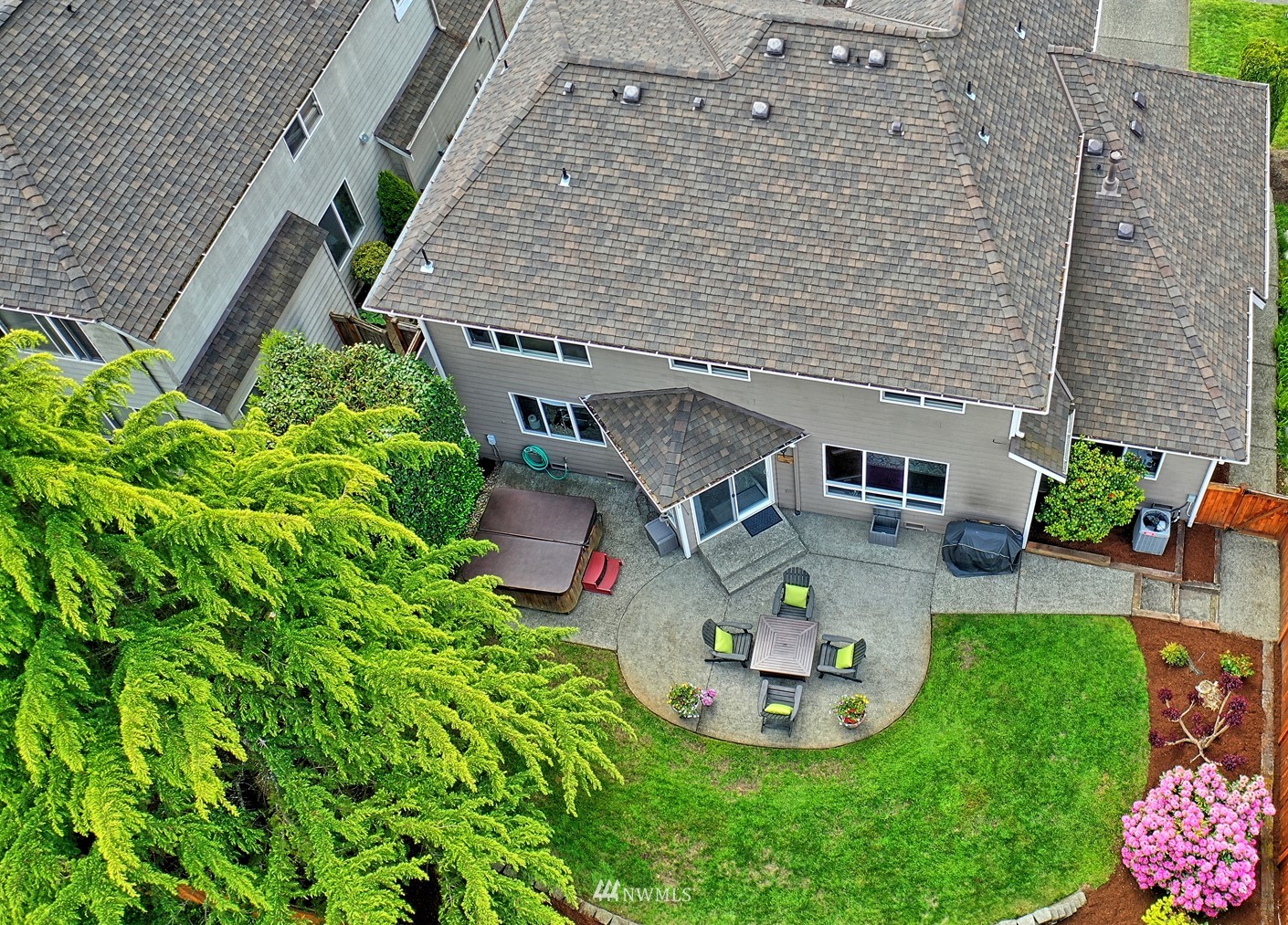 20027 29th Avenue Southeast Bothell, WA 98012 - Photo 3 of 38 an aerial view of a house with backyard
