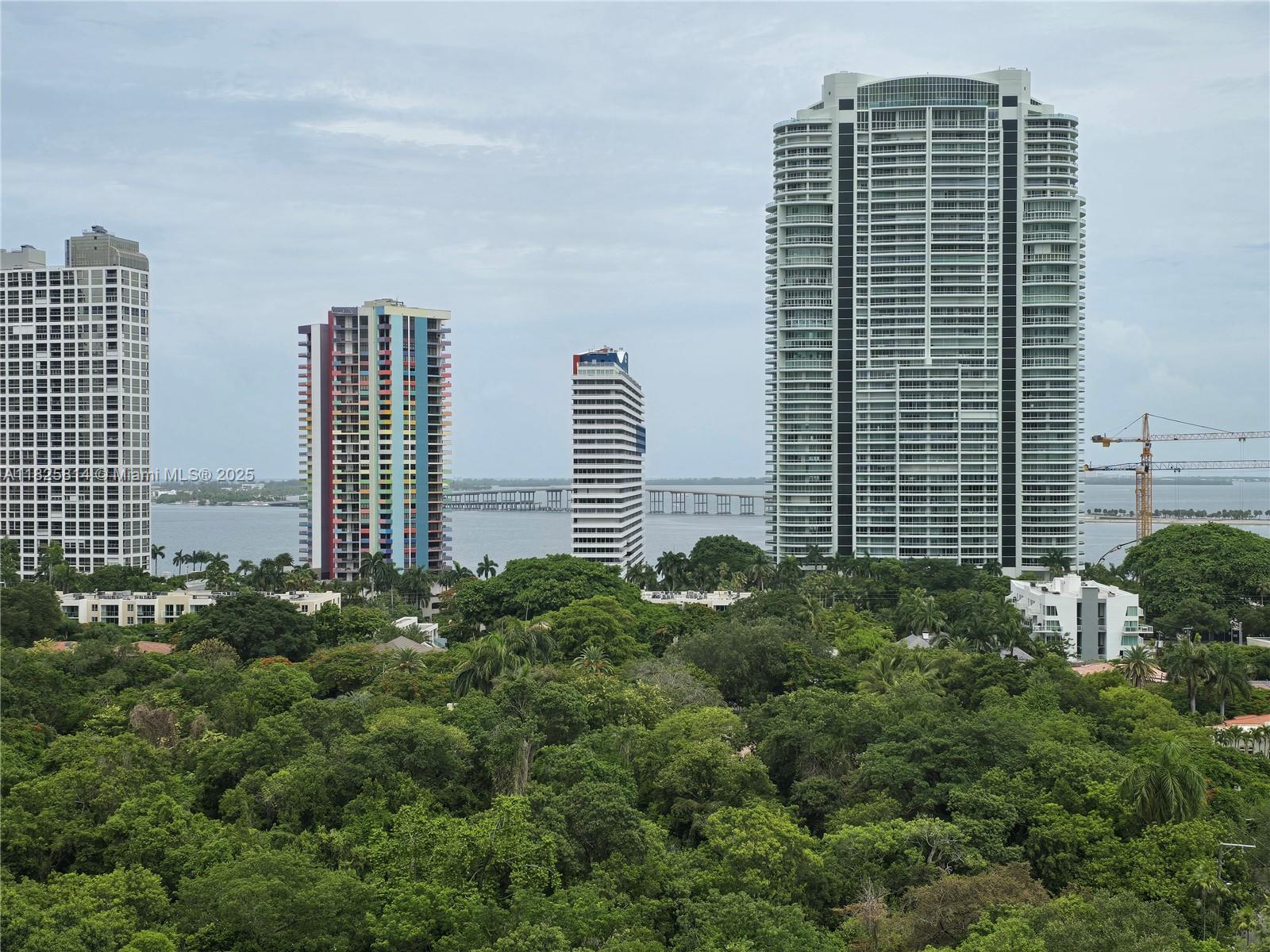 1600 Southwest 1st Avenue, Unit 809 Miami, FL 33129 - Photo 20 of 24 a view of a building with balcony and garden