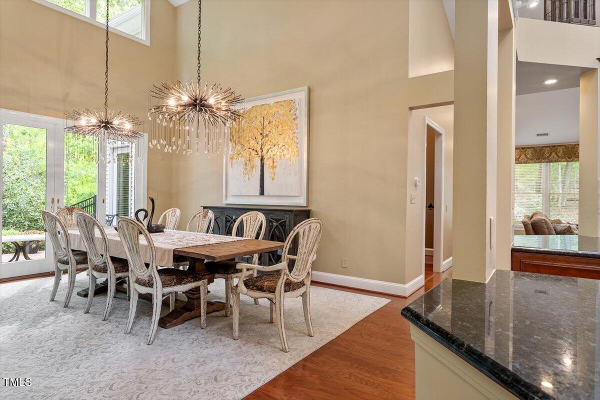 919 Woodham Pittsboro, NC 27312 - Photo 9 of 43 a view of a dining room with furniture window and outside view