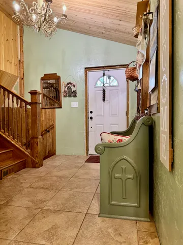 a view of a entryway door of the house