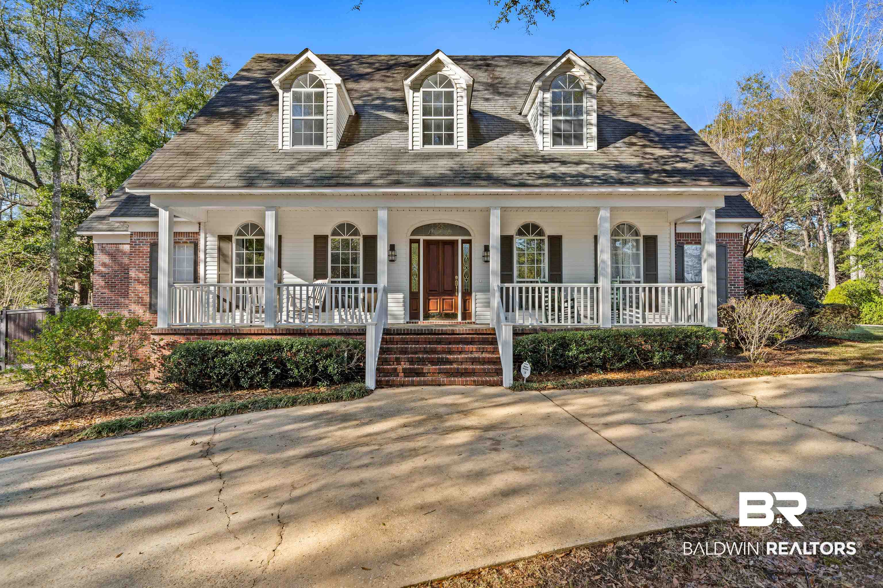 31267 Blakeley Ridge Court Spanish Fort, AL 36527 - Photo 40 of 61 View of front of property featuring covered porch and brick siding