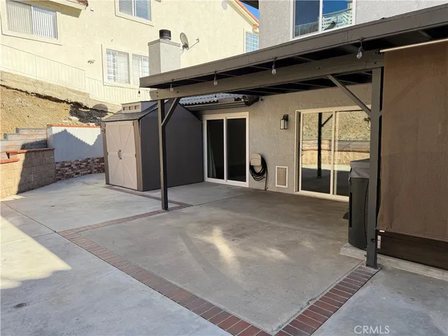 a view of a house with a door