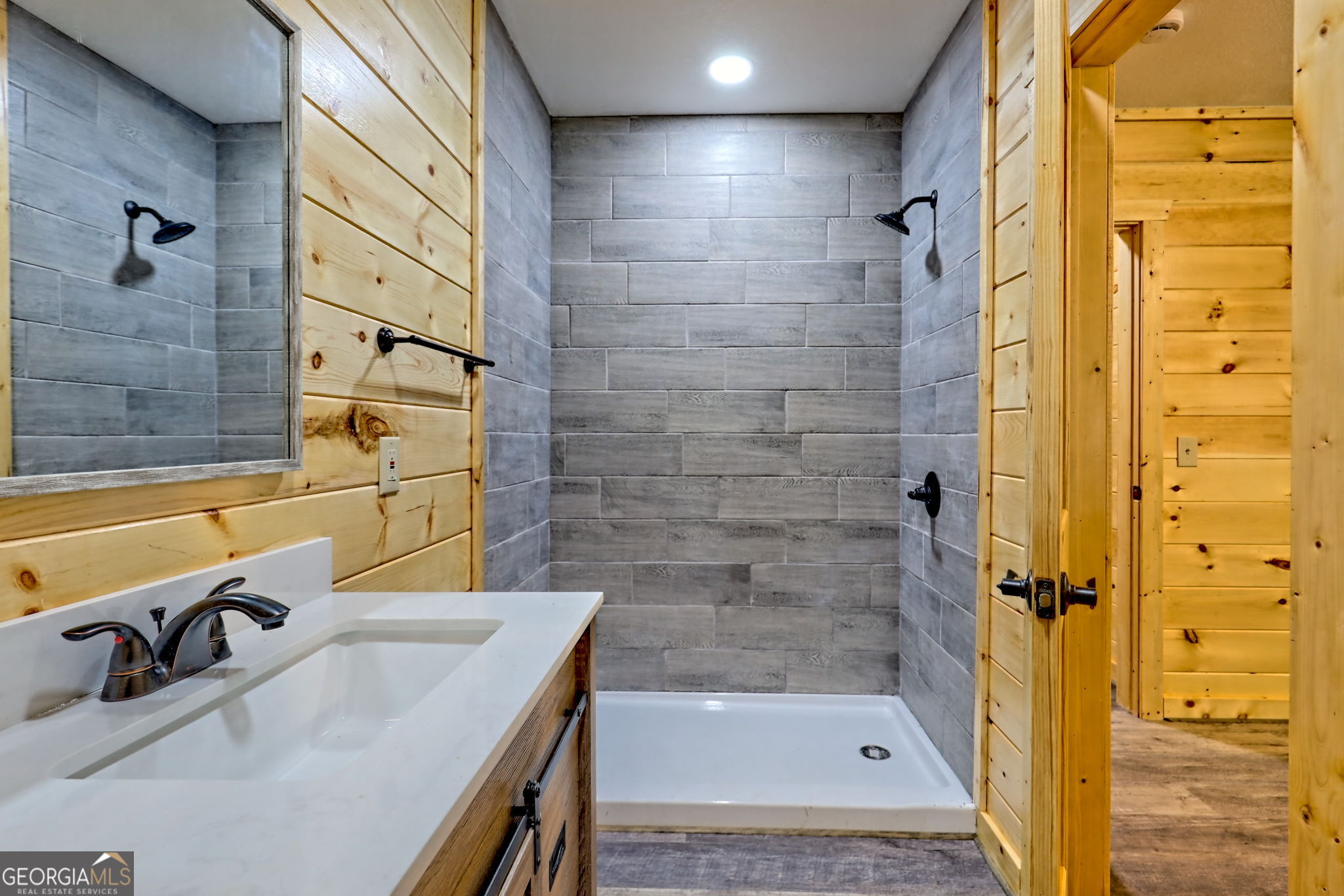 108 Olds Mountain Rabun Gap, GA 30568 - Photo 51 of 73 a bathroom with a sink a bathtub and shower