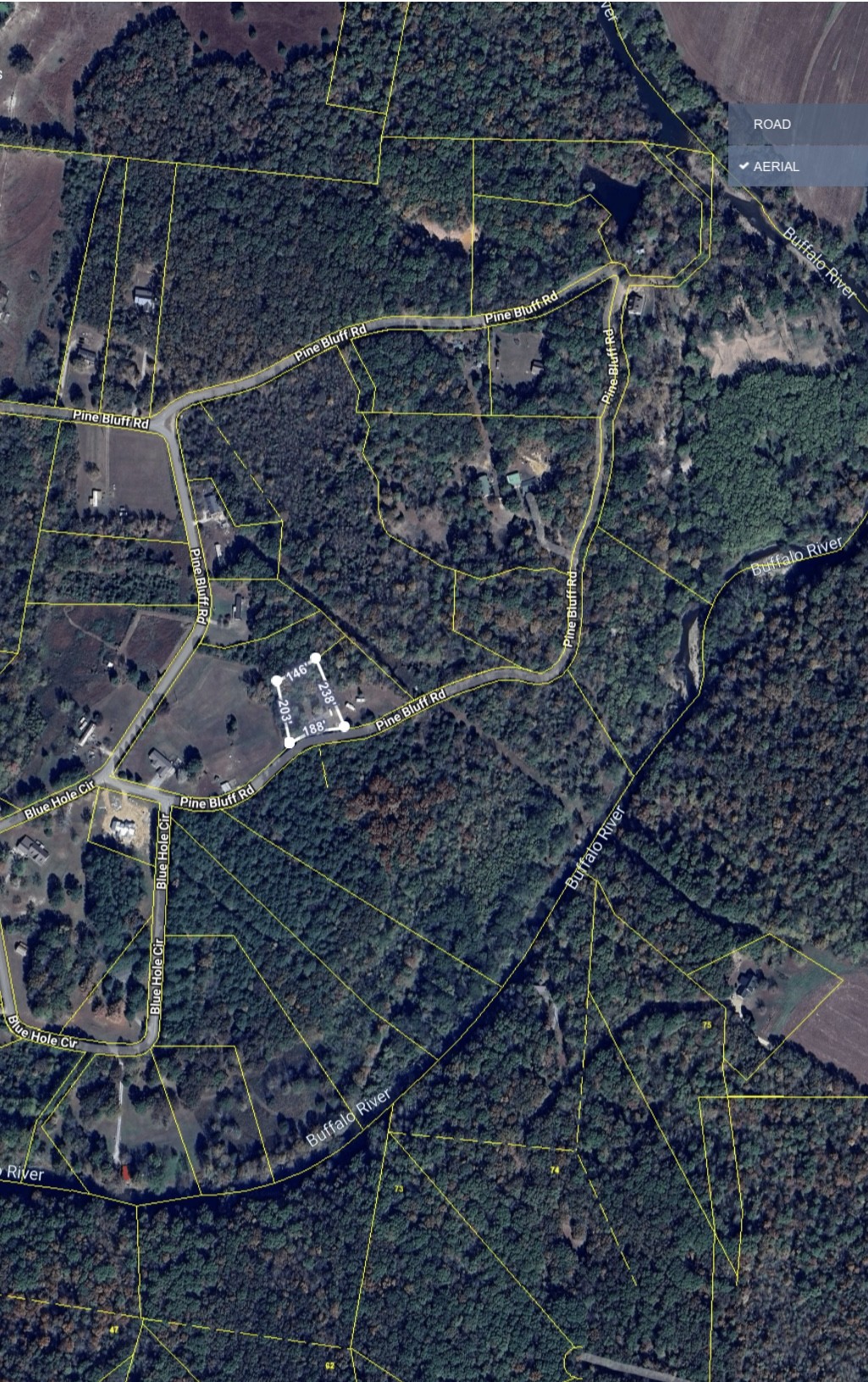 278 Pine Bluff Road Summertown, TN 38483 - Photo 4 of 4 a view of a backyard