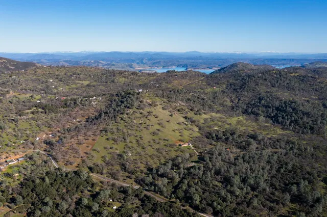 a view of city and mountain