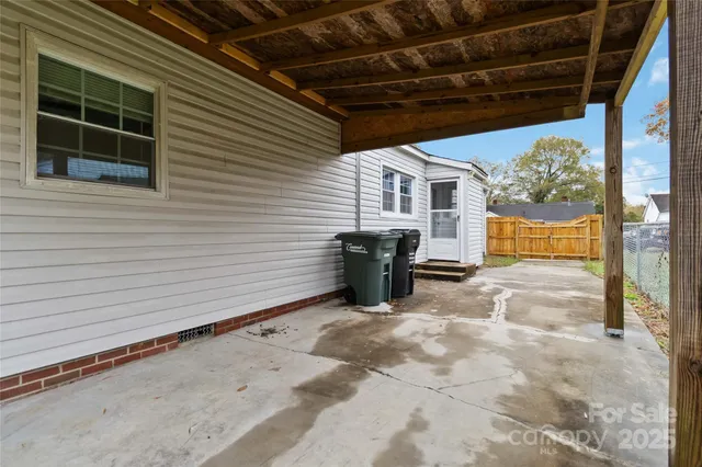 a room with a fireplace