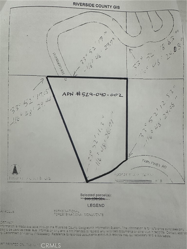 48910 Twin Pines Road Banning, CA 92220 - Photo 11 of 12 a view of a wooden bench