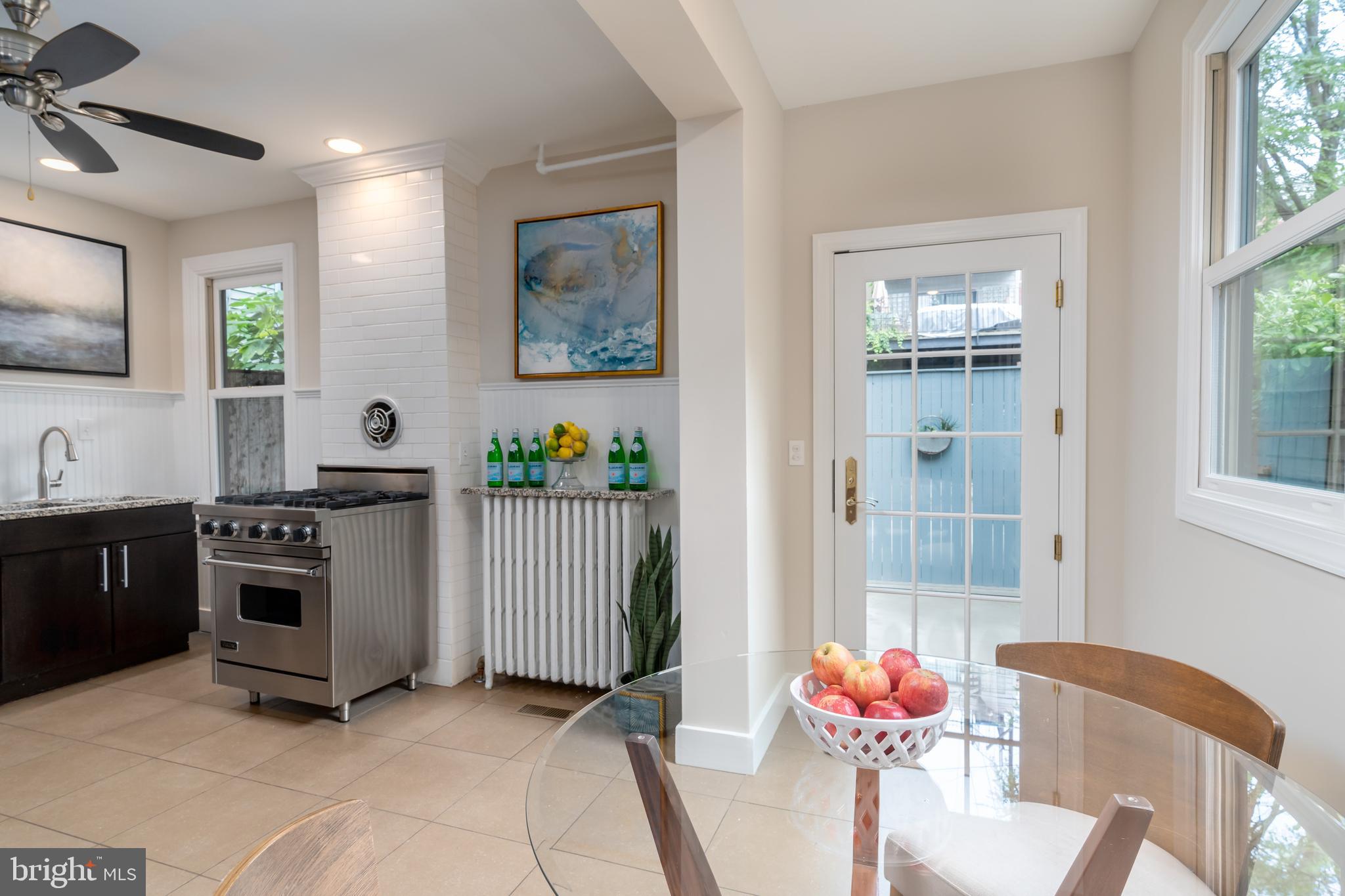 1451 Q Street Northwest Washington, DC 20009 - Photo 20 of 43 Kitchen door to patio