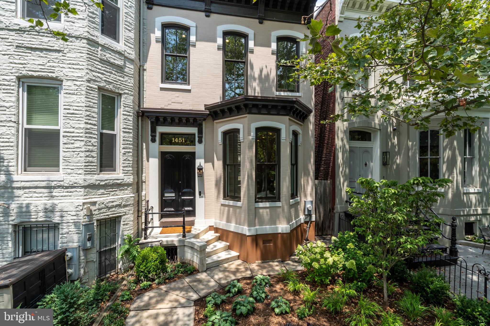 1451 Q Street Northwest Washington, DC 20009 - Photo 3 of 43 Period details include curved marble steps