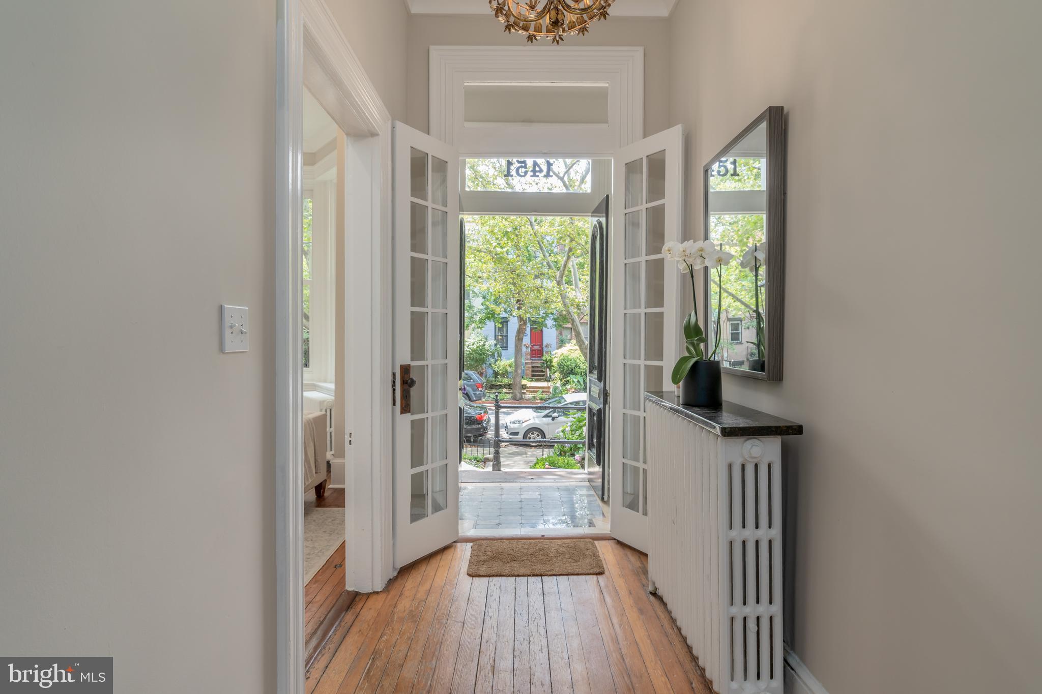 1451 Q Street Northwest Washington, DC 20009 - Photo 6 of 43 Entry vestibule with inlaid marble floor