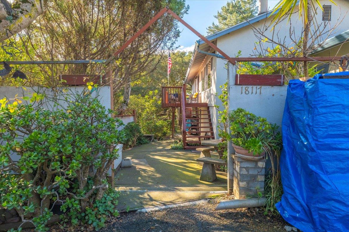 18117 Berta Canyon Road Salinas, CA 93907 - Photo 5 of 56 a view of a street with potted plants and large trees