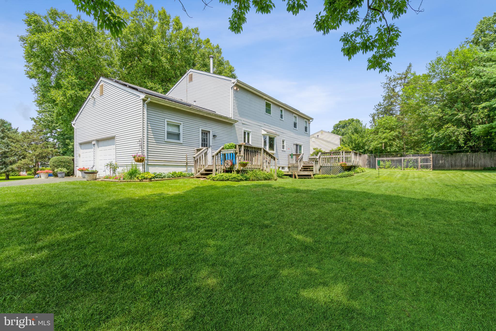 95 Willis Drive Ewing, NJ 08628 - Photo 32 of 34 Back of House with 2 Decks