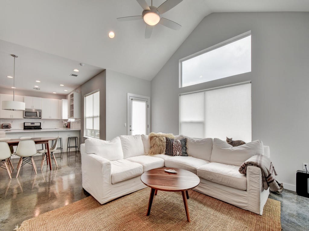 301 West Stassney Lane, Unit 31 Austin, TX 78745 - Photo 1 of 1 Lots of natural light comes through the Hunter Douglas roller shades ($6K investment)