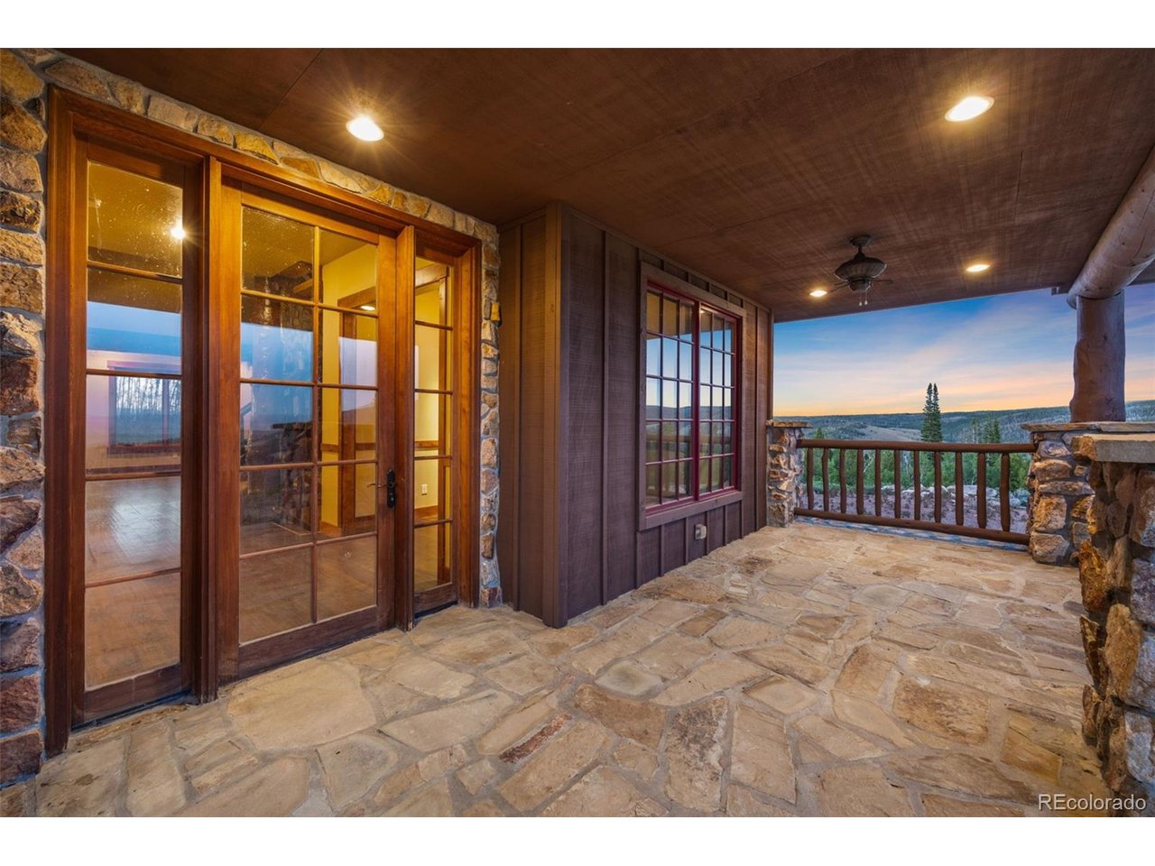 5200 Jackson Road Walden, CO 80480 - Photo 4 of 40 Front porch of the lodge and it's entryway