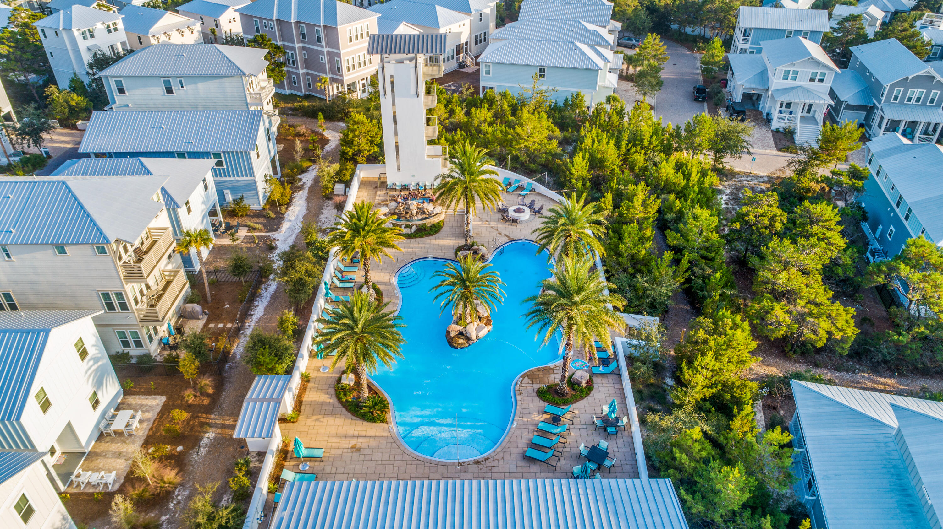 275 Gulfview Circle Santa Rosa Beach, FL 32459 - Photo 32 of 47 an aerial view of residential houses with outdoor space