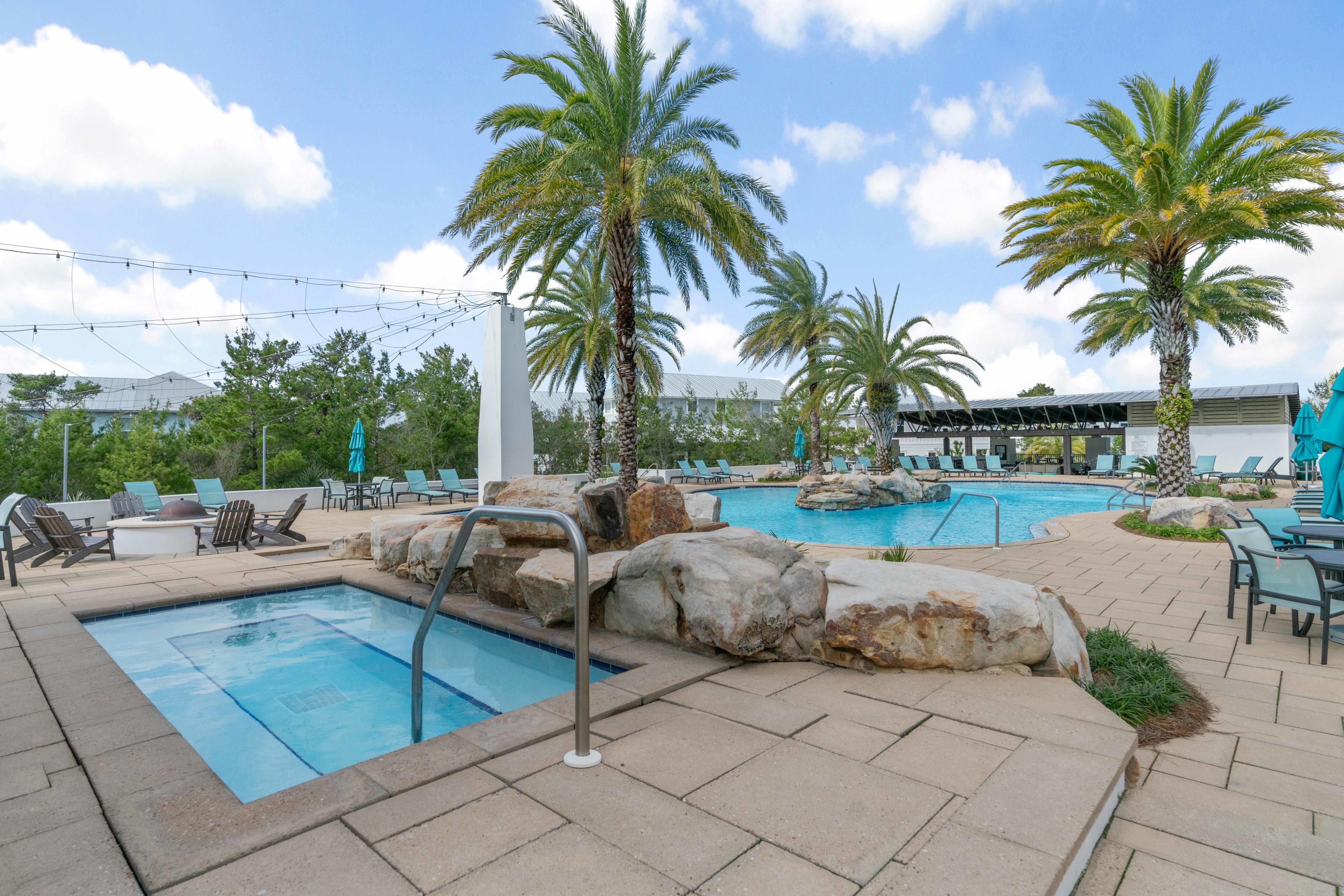 275 Gulfview Circle Santa Rosa Beach, FL 32459 - Photo 34 of 47 a view of outdoor space with swimming pool and lounge chair