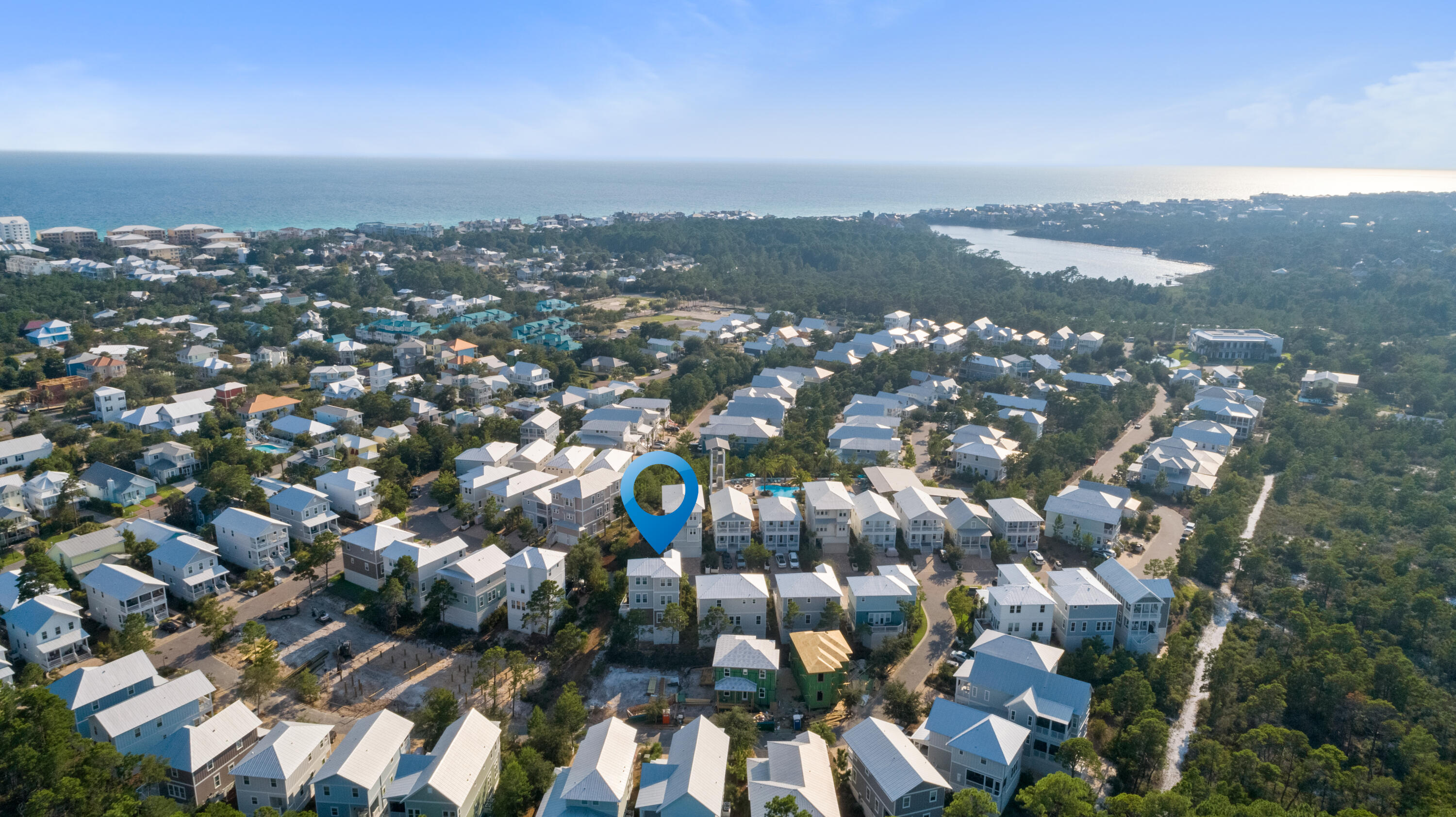 275 Gulfview Circle Santa Rosa Beach, FL 32459 - Photo 41 of 47 an aerial view of multiple house