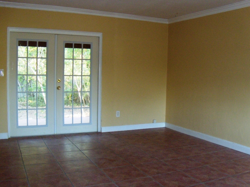 living room to back porch