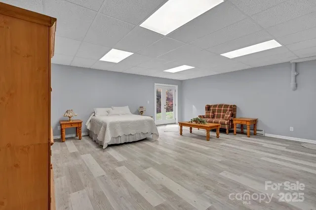 a view of patio with furniture