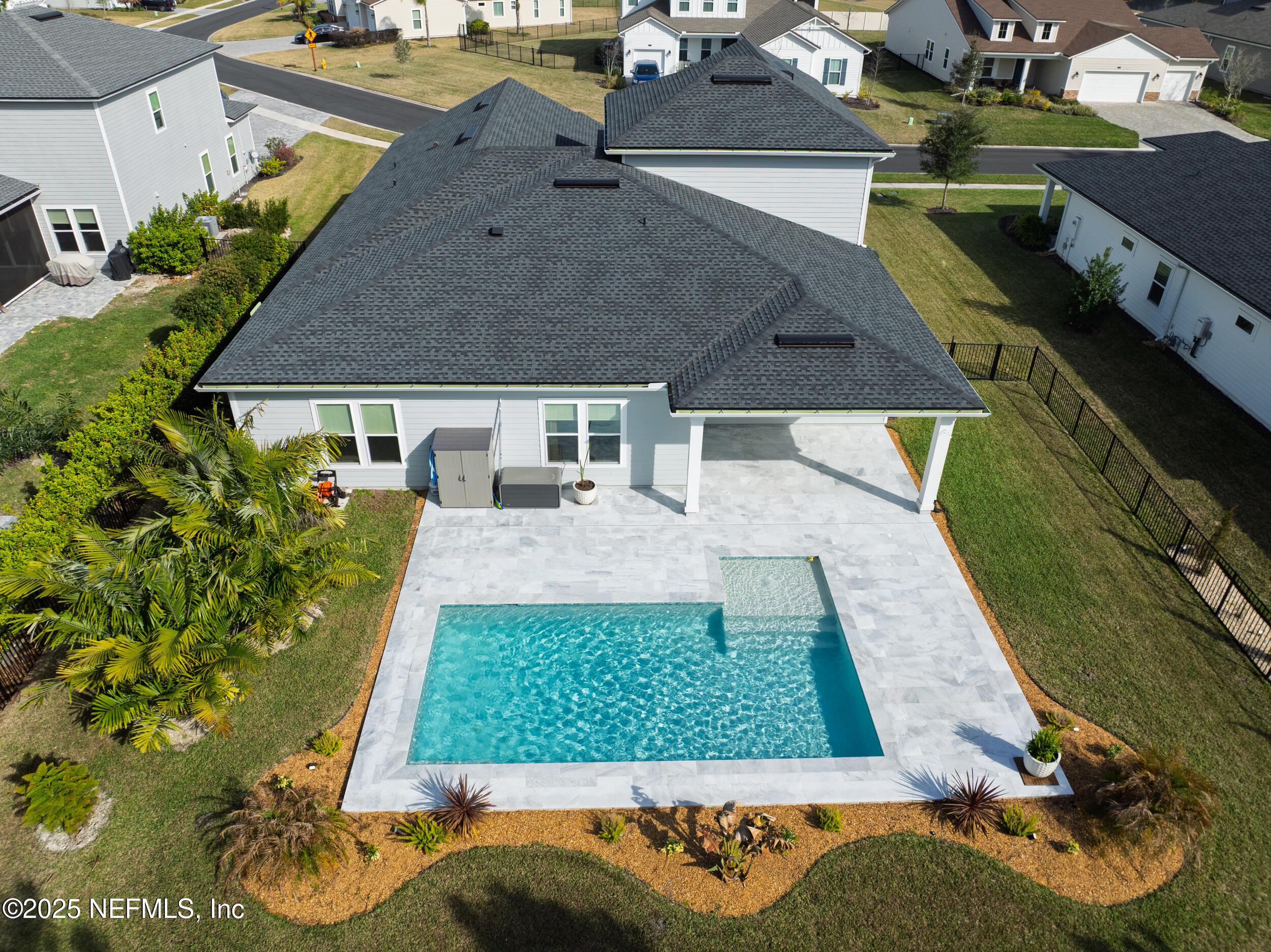 160 Hickory Ranch Drive St. Johns, FL 32259 - Photo 25 of 42 an aerial view of a house with swimming pool