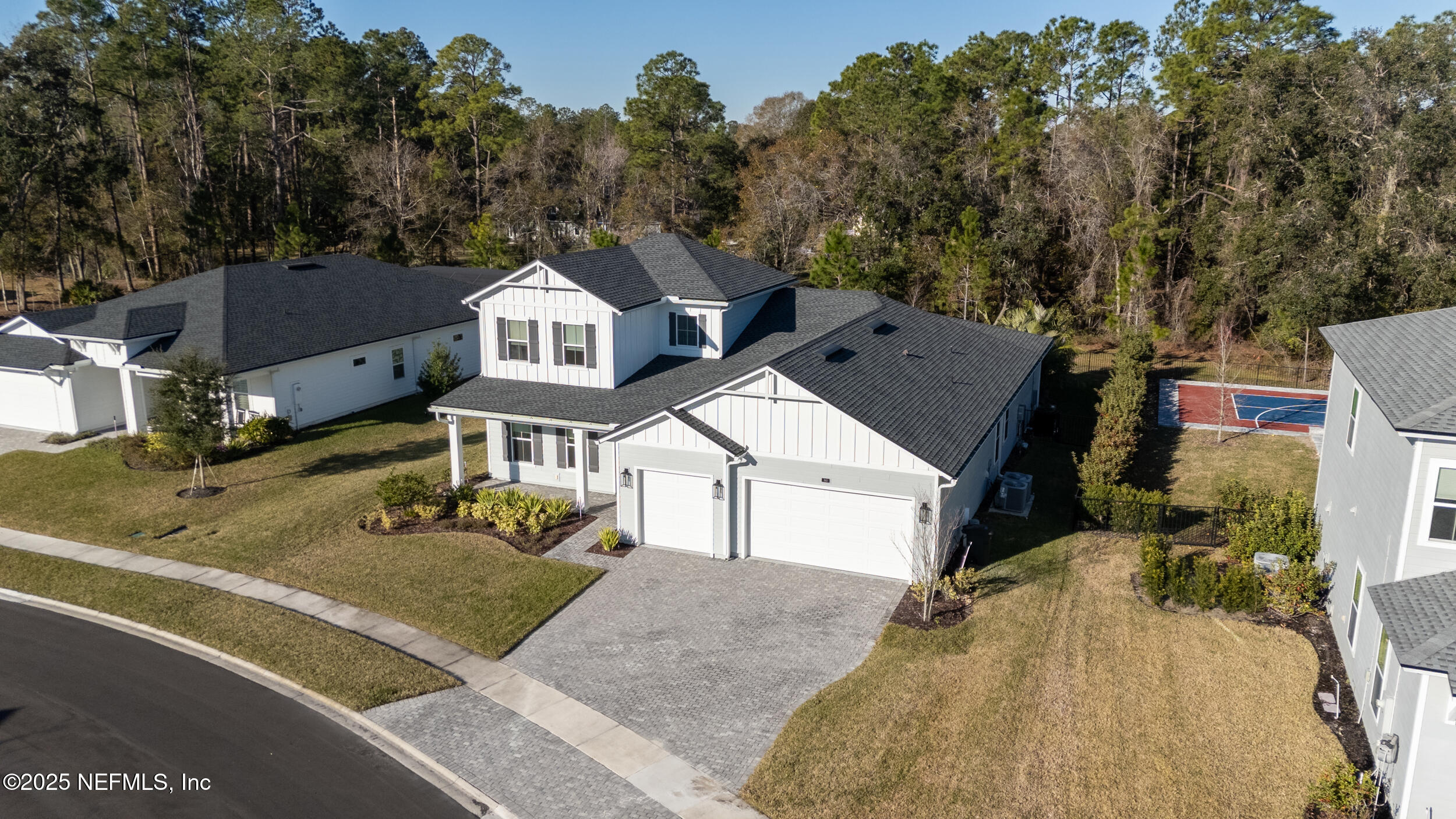 160 Hickory Ranch Drive St. Johns, FL 32259 - Photo 38 of 42 an aerial view of a house