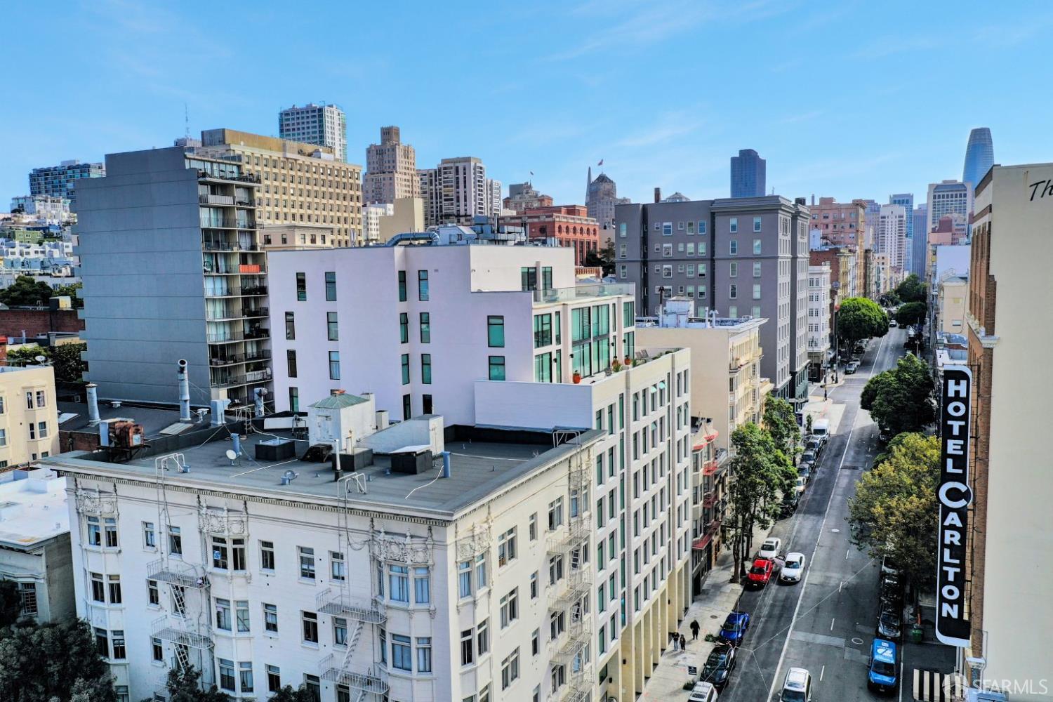 1080 Sutter Street, Unit 702 San Francisco, CA 94109 - Photo 27 of 27 a view of a city with tall buildings