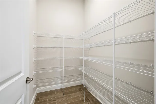 a view of a walk in closet