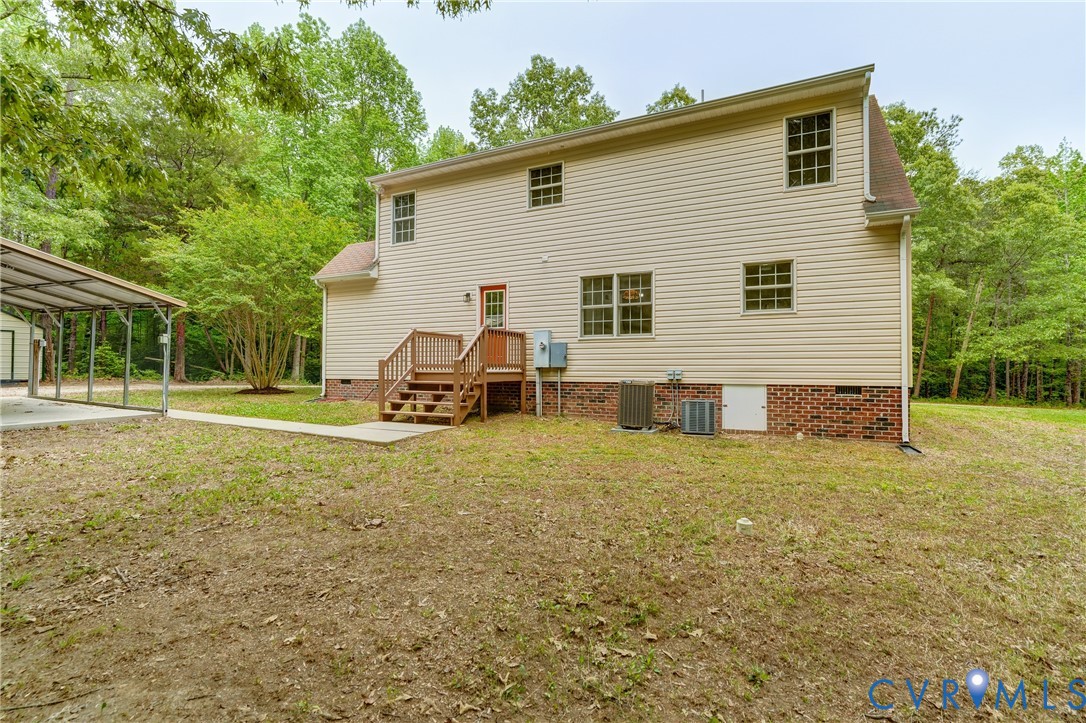 3820 Mt Pleasant Road Providence Forge, VA 23140 - Photo 35 of 40 a view of a house with backyard