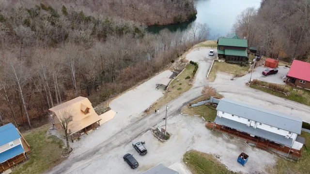 a view of a house with a swimming pool