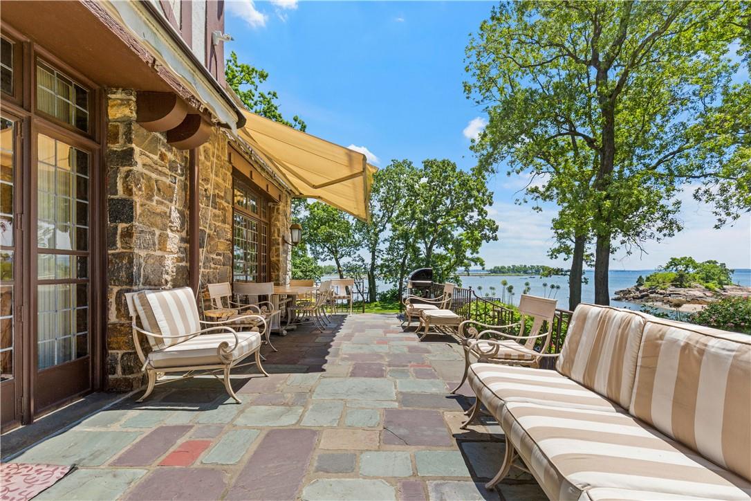 6 Shore Road Rye, NY 10580 - Photo 14 of 36 Patio off the Sunroom