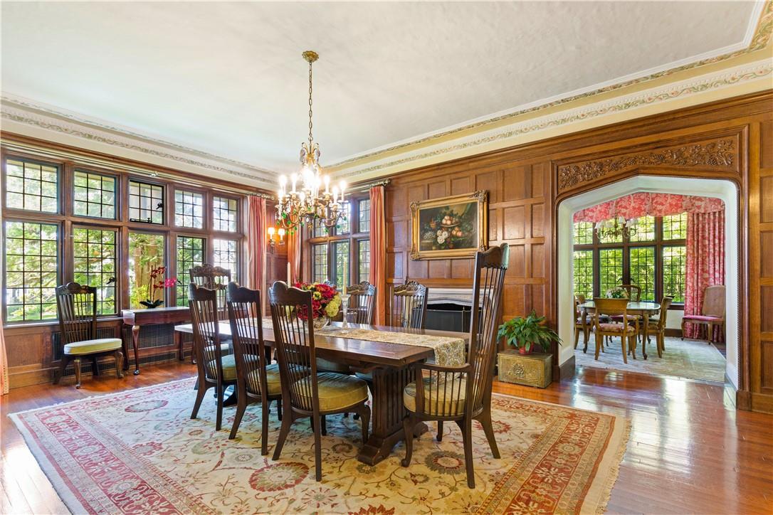 6 Shore Road Rye, NY 10580 - Photo 17 of 36 Large Paneled Dining Room ideal for entertaining