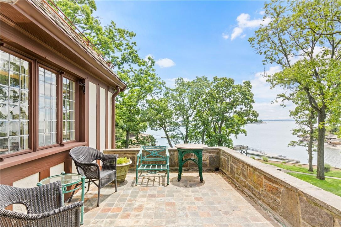 6 Shore Road Rye, NY 10580 - Photo 25 of 36 Balcony with water views off the Primary Suite Sitting Room